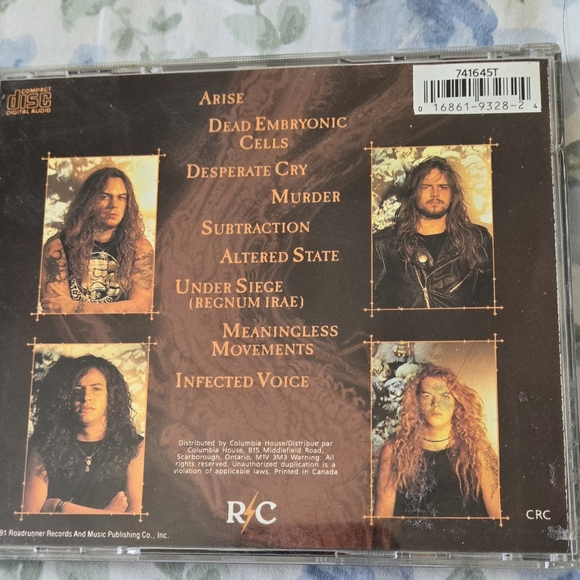 Other - Sepultura Arise CD